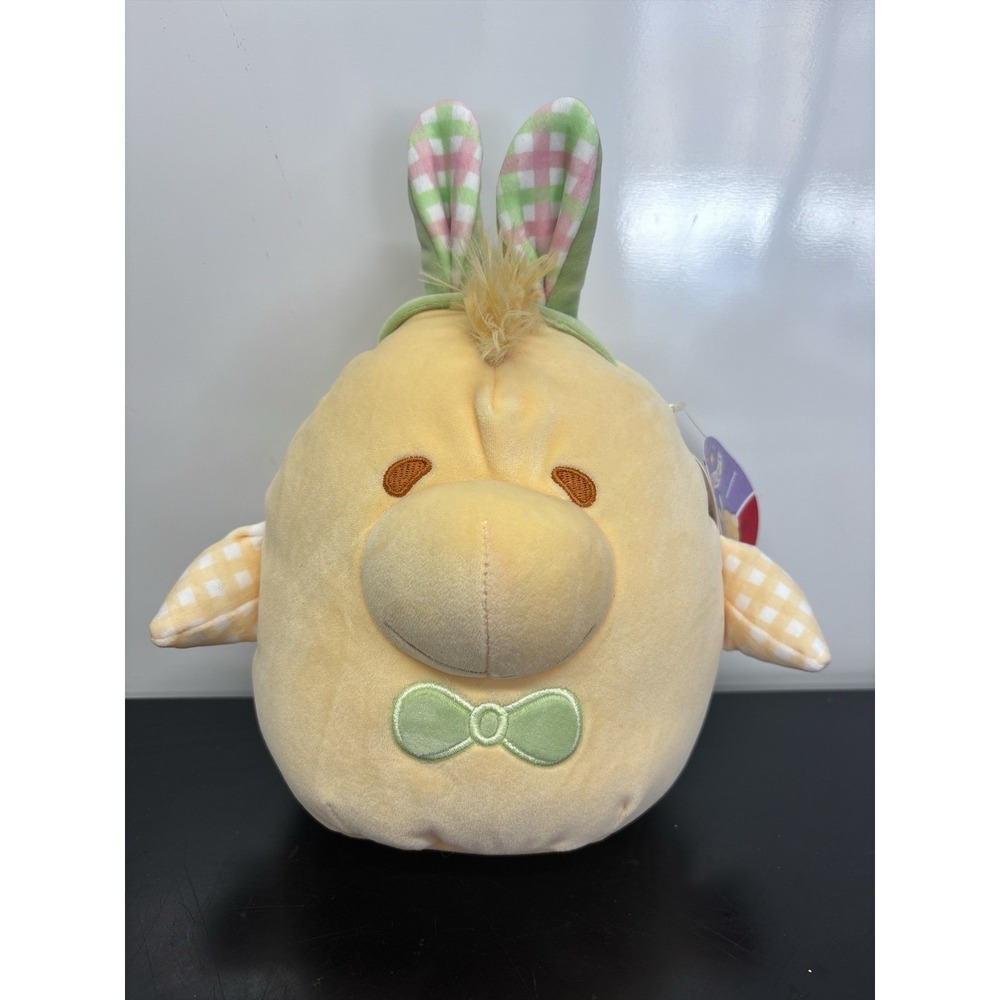 Squishmallows Peanuts Gang Snoopy Plaid Bunny Ears 8" NWT Easter Spring